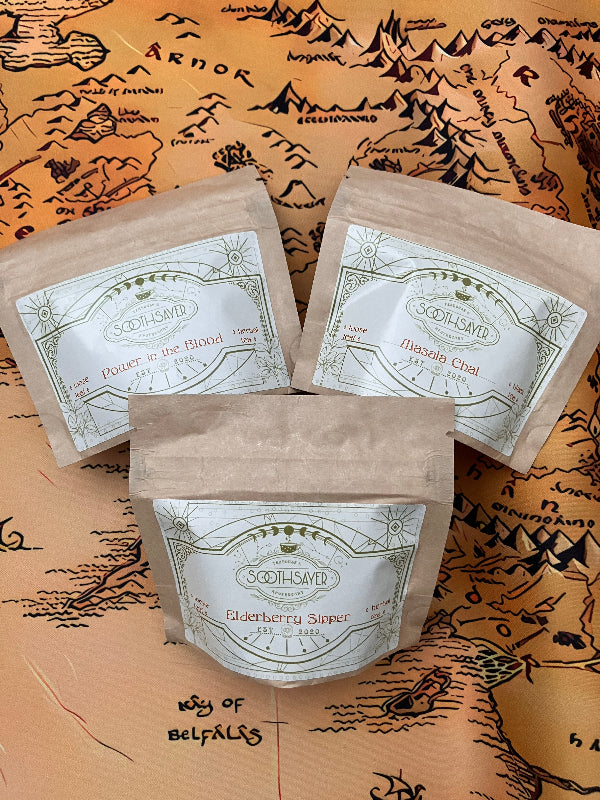 Three packages with labels on a map background